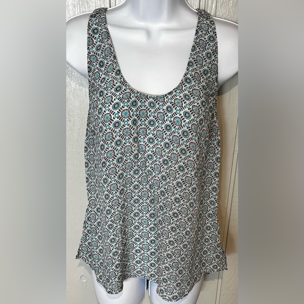Joie 100% Silk Patterned Tank Top - FINAL PRICE - Picture 3 of 7